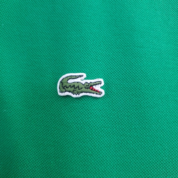 Lacoste Classic Fit Polo Cotton Men's Green 5191L - Picture 3 of 7